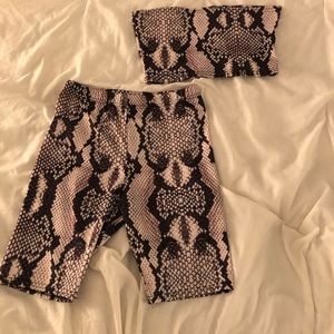 Snake skin two piece set 🐍